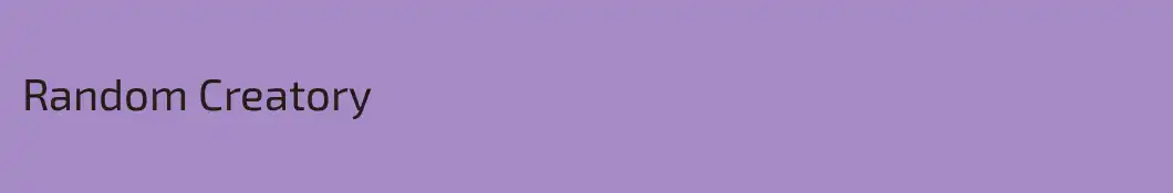 Random Creatory